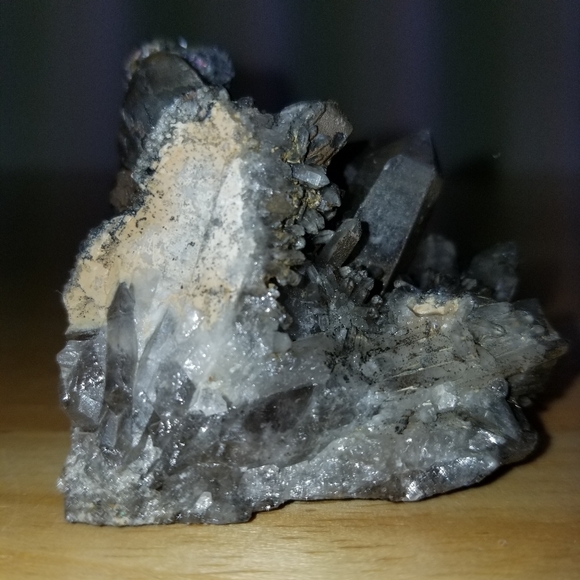 #1131 Rare Collectible Real Black Crystal & Fools - Picture 10 of 13